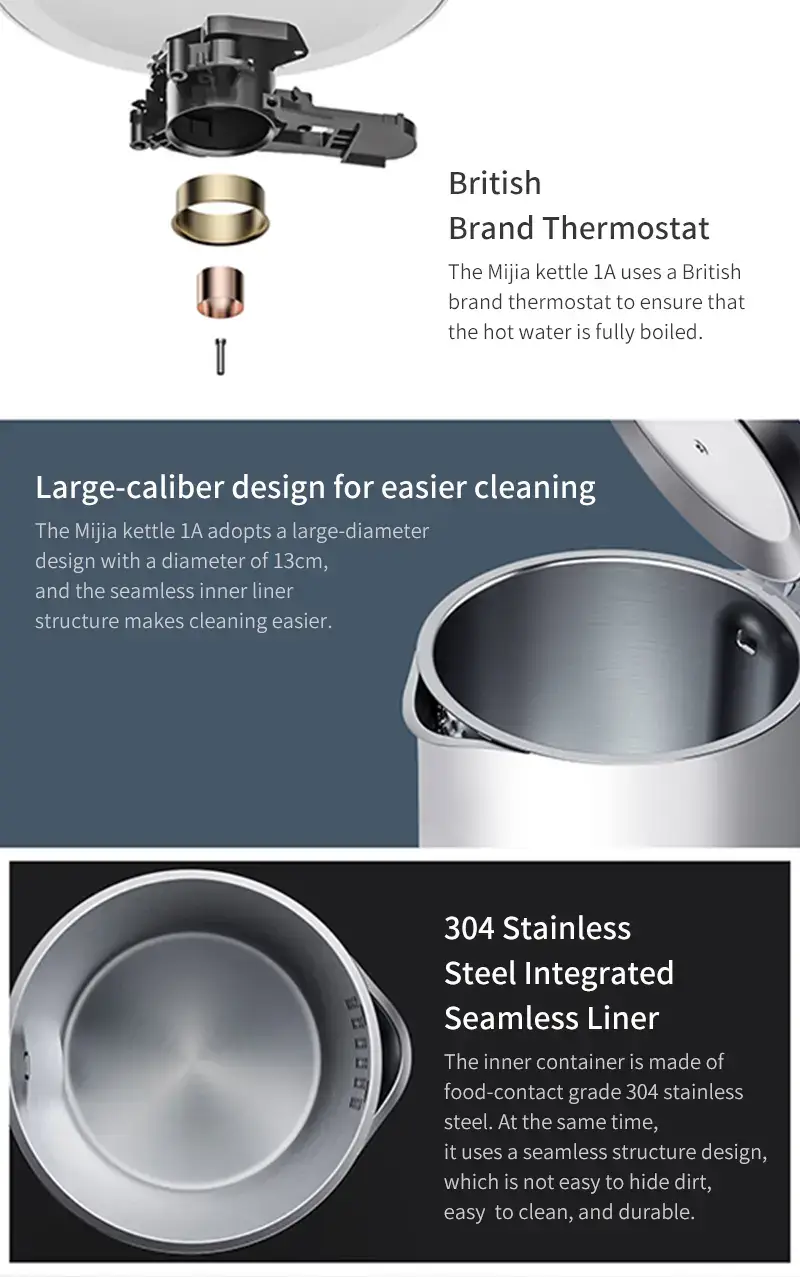 Xiaomi Mijia 1A fast boiling Electric Kettle